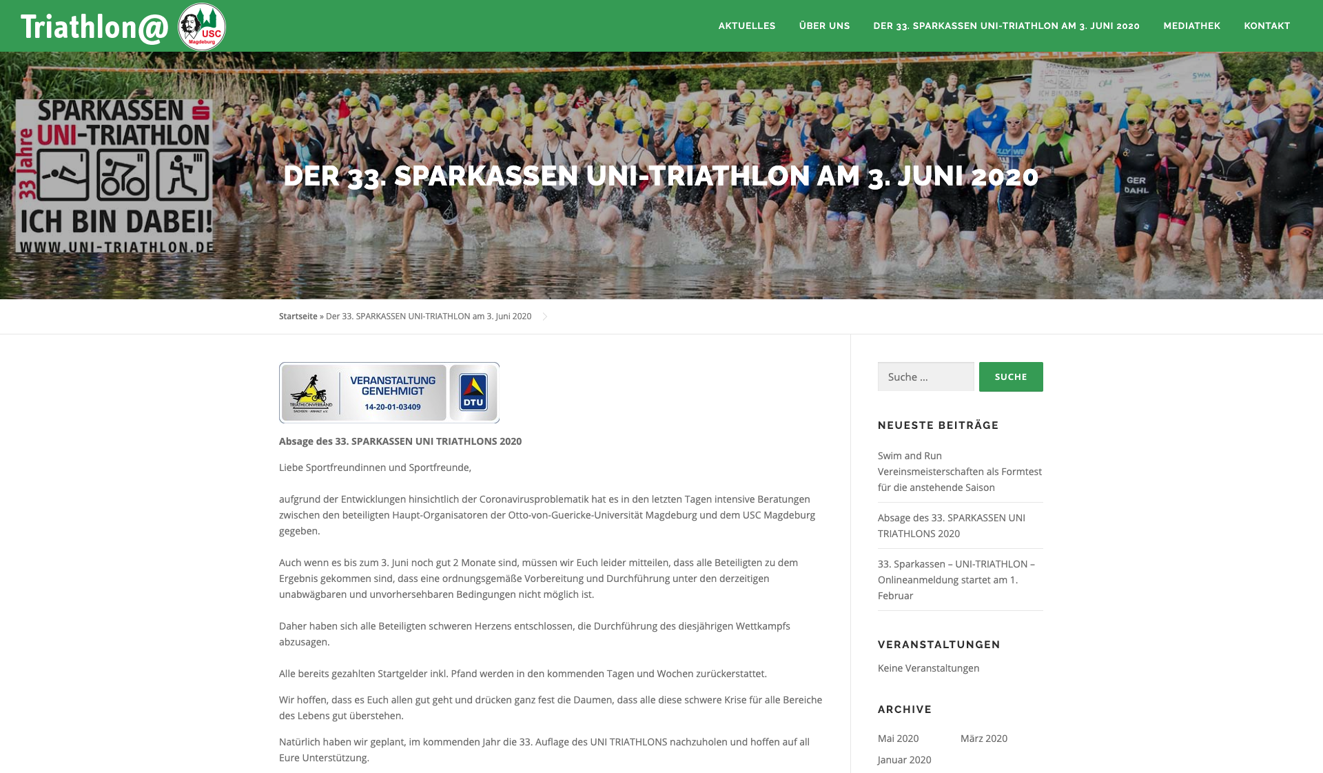 Eckdaten des Vereins USC Magdeburg e.V.