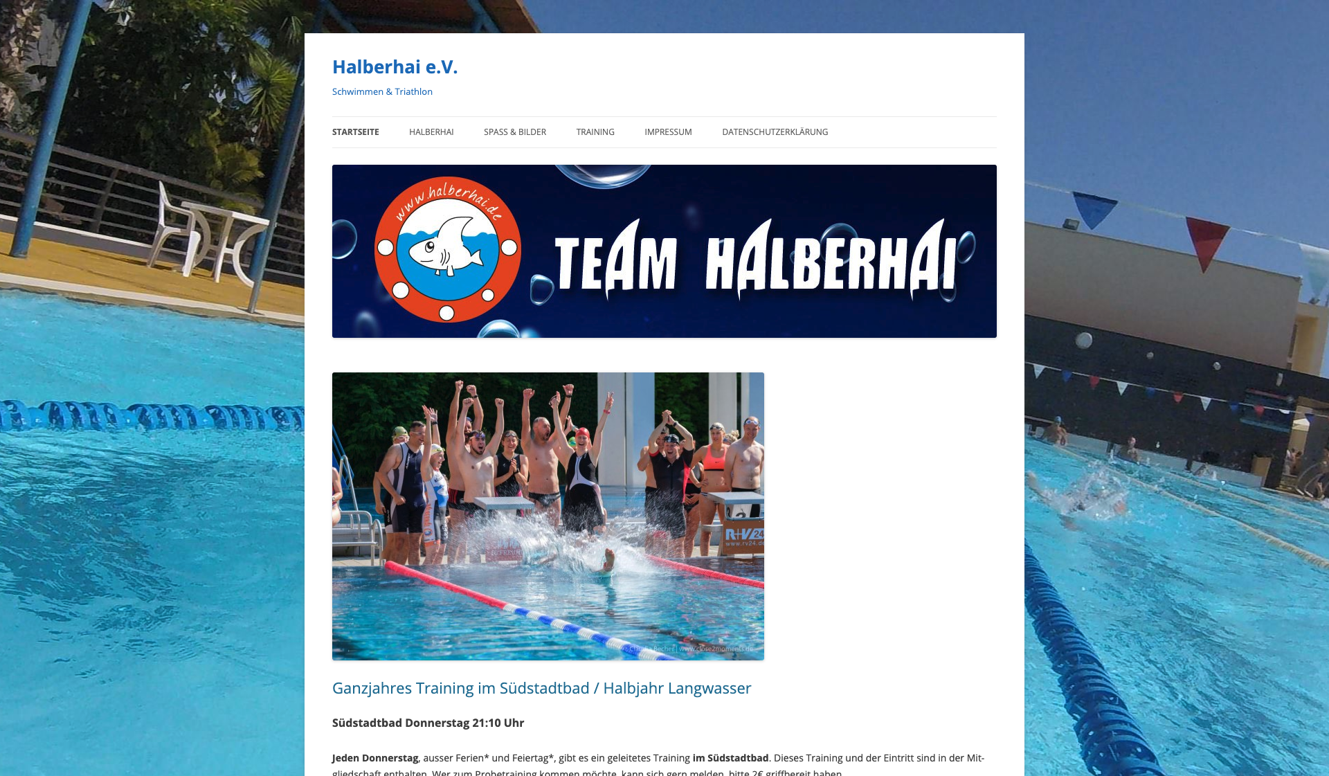 Eckdaten des Vereins Halberhai e.V.