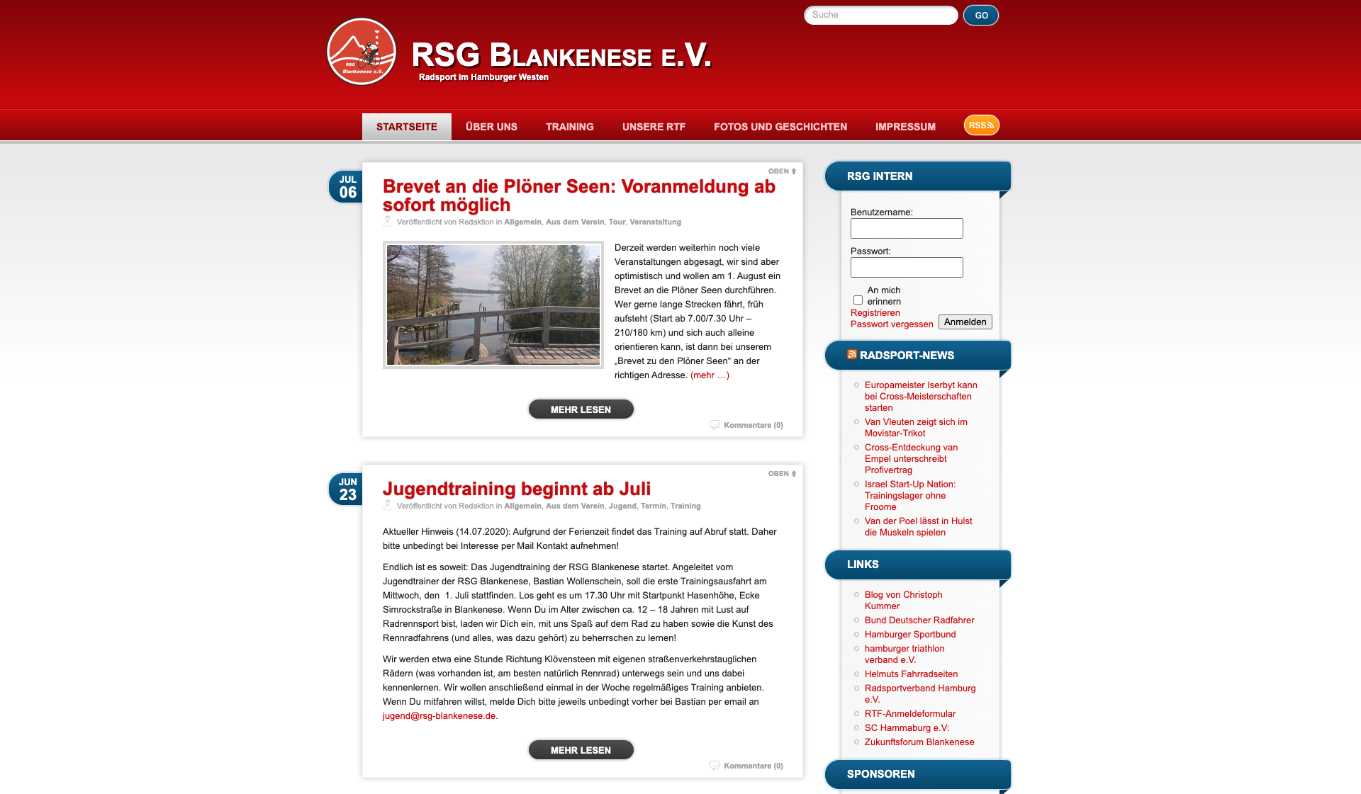Eckdaten des Vereins RSG Blankenese e.V.