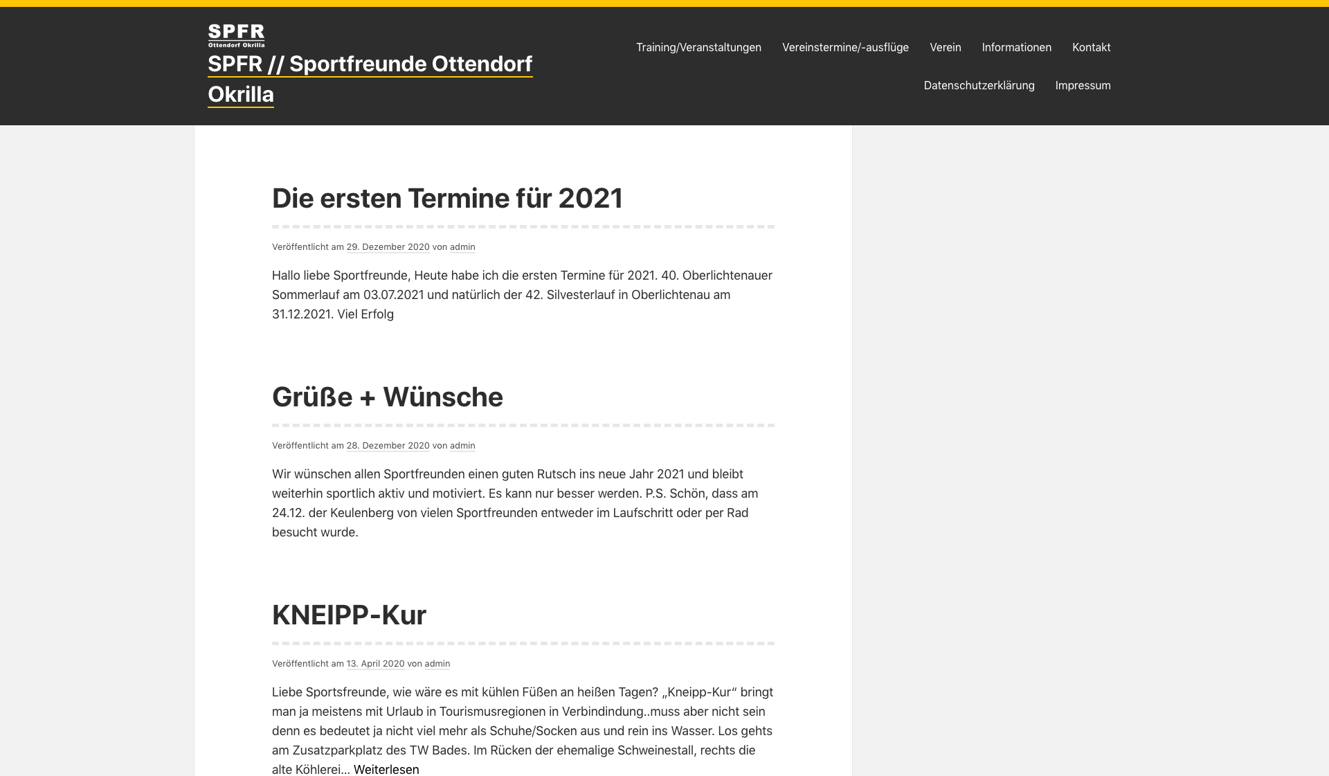 Eckdaten des Vereins Sportfreunde Ottendorf Okrilla e.V.