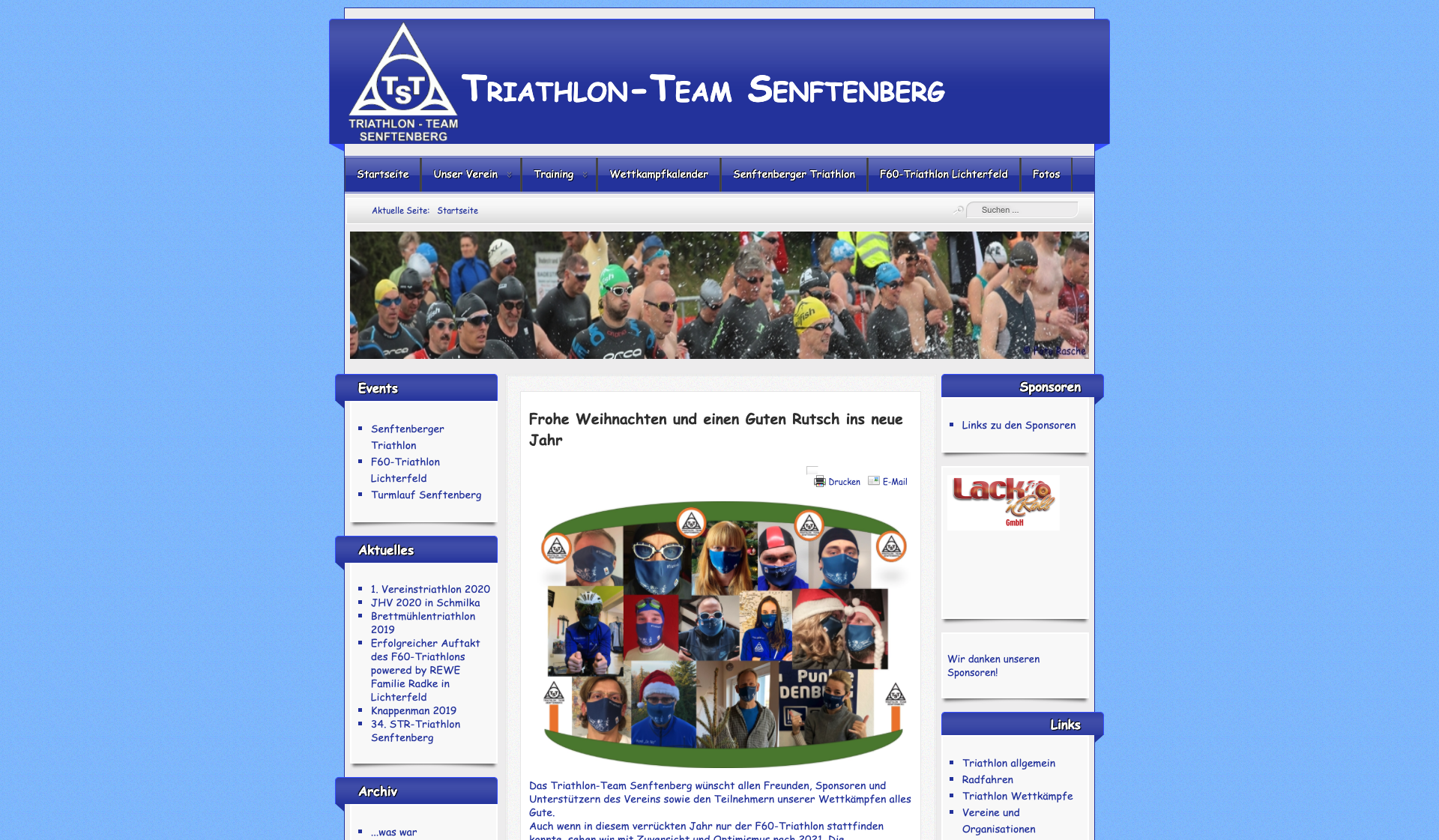Eckdaten des Vereins Tri-Team Senftenberg