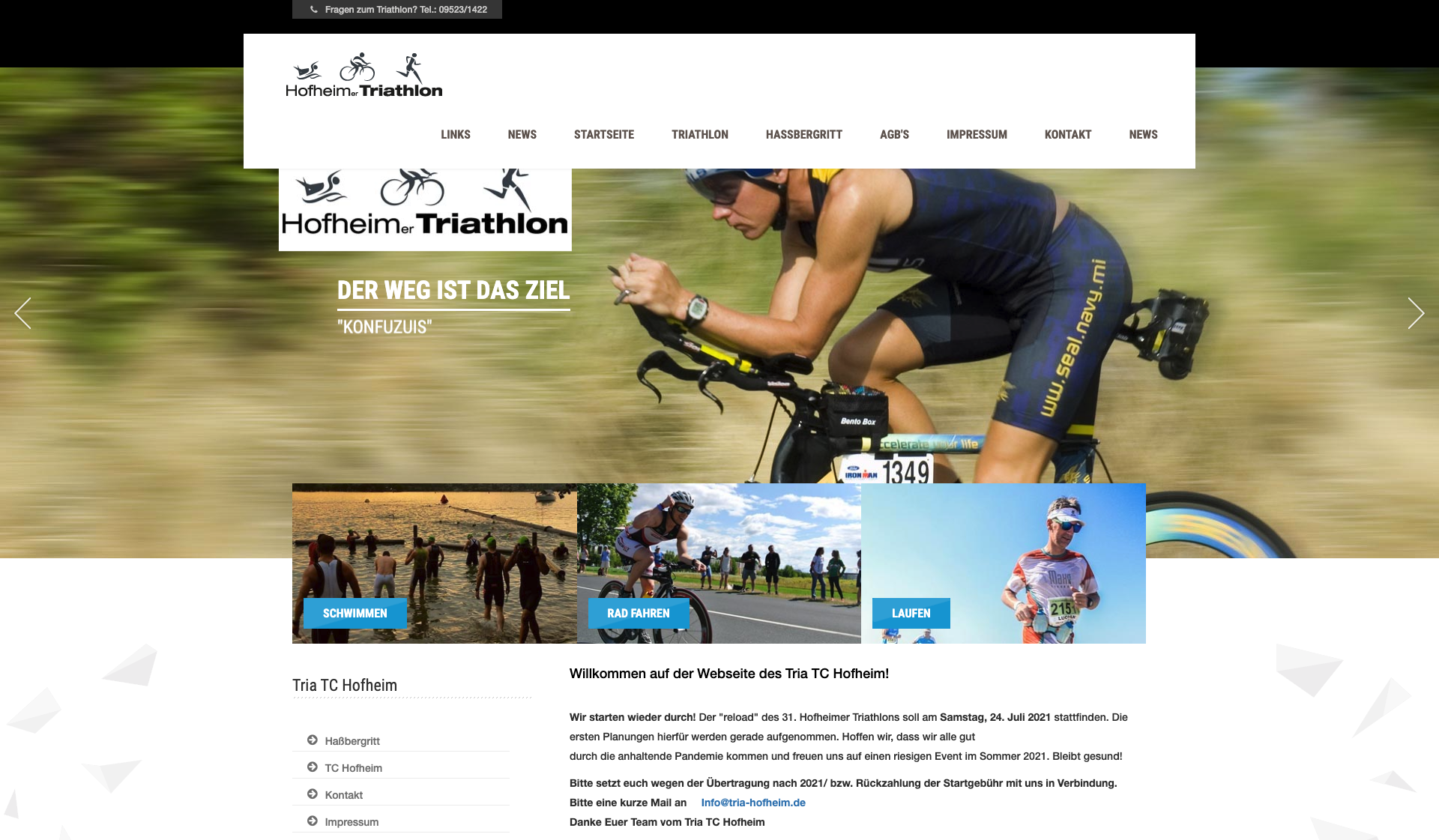Eckdaten des Vereins TC Hofheim