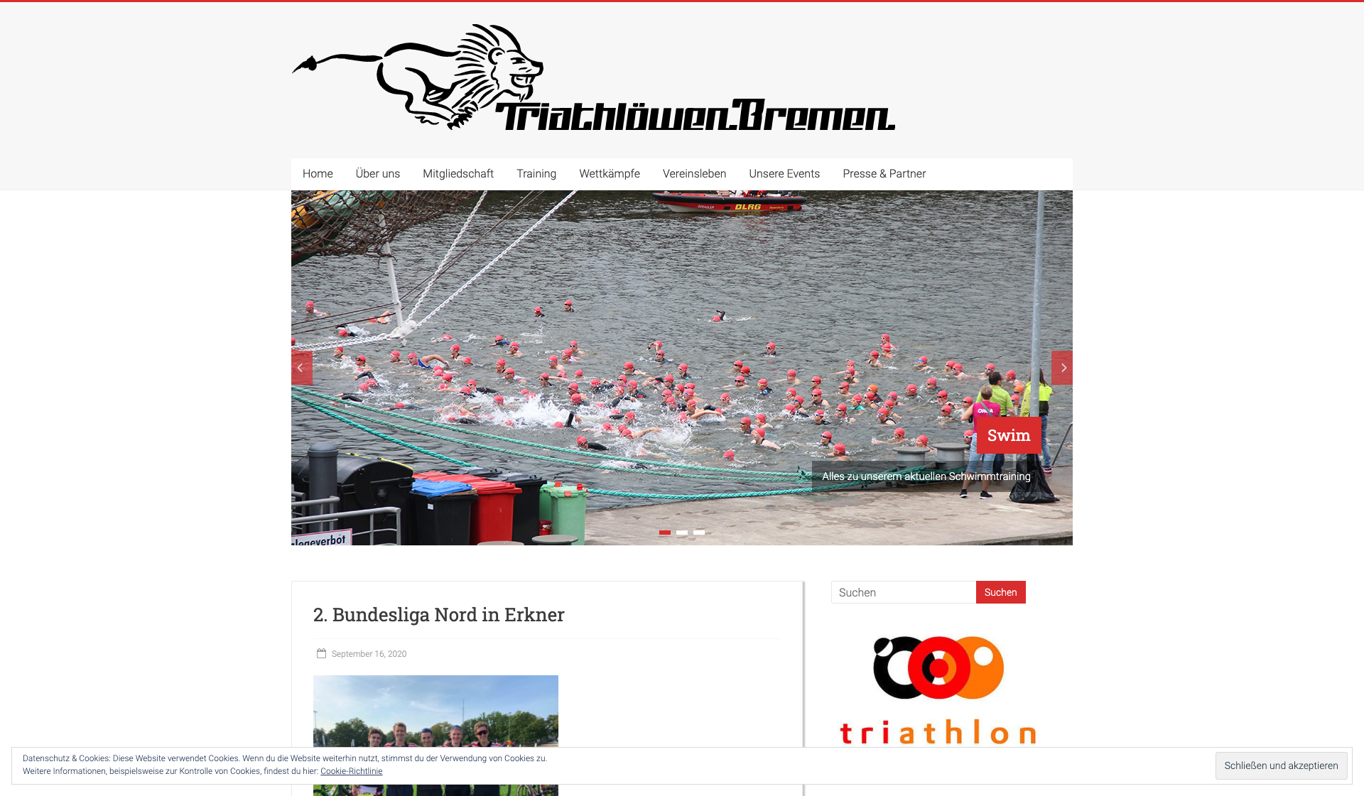 Eckdaten des Vereins Triathlöwen Bremen
