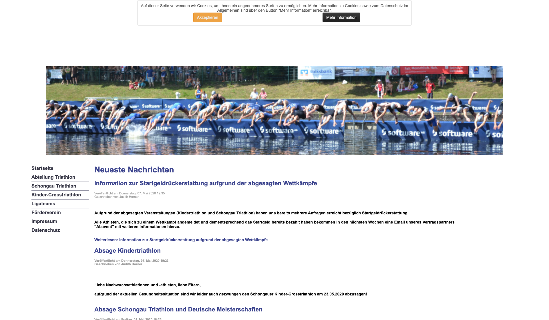 Eckdaten des Vereins Tri-Team Schongau