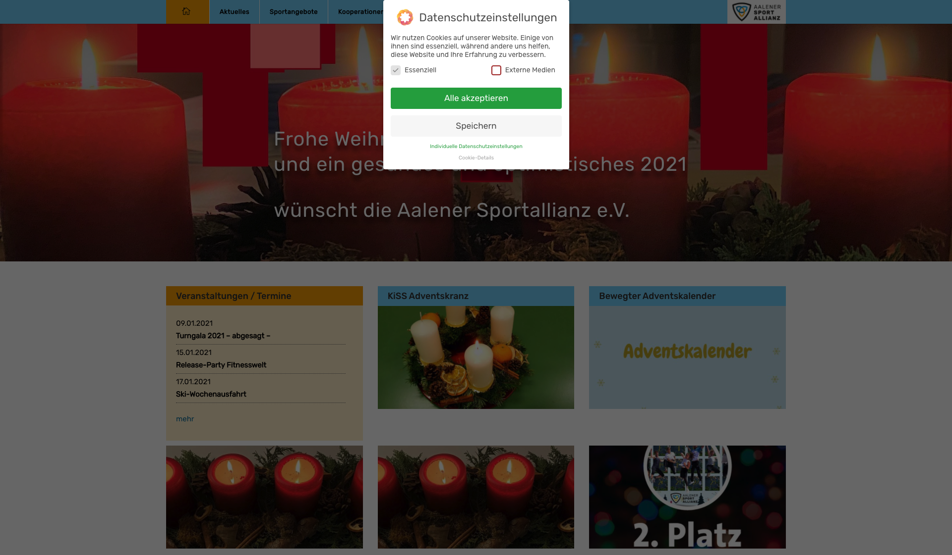 Eckdaten des Vereins Aalener Sportallianz