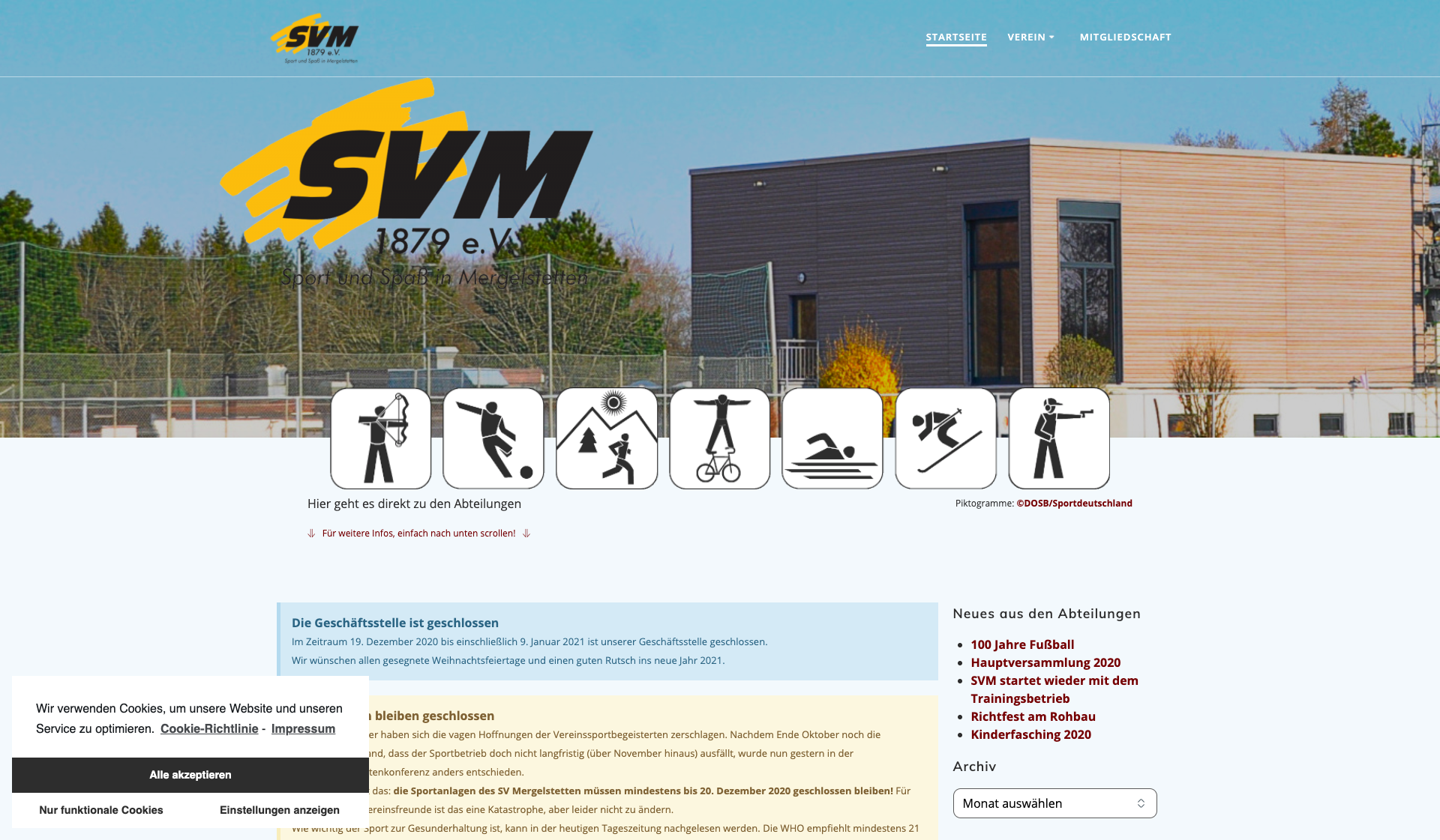 Eckdaten des Vereins SV Mergelstetten