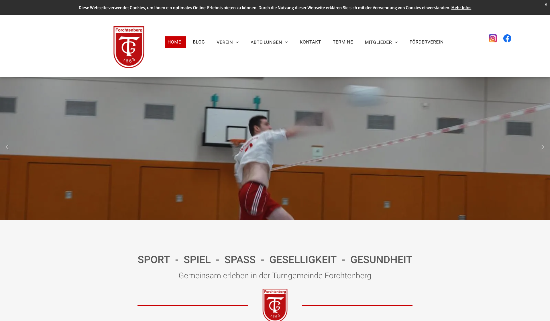 Eckdaten des Vereins TG Forchtenberg 1863