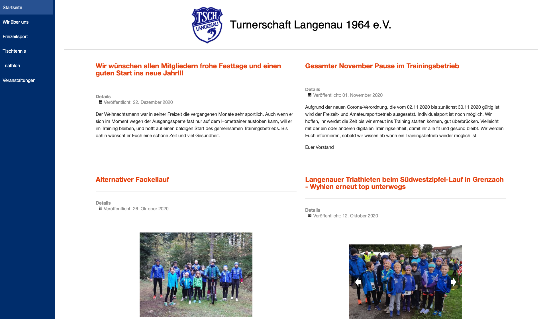 Eckdaten des Vereins TSCH Langenau