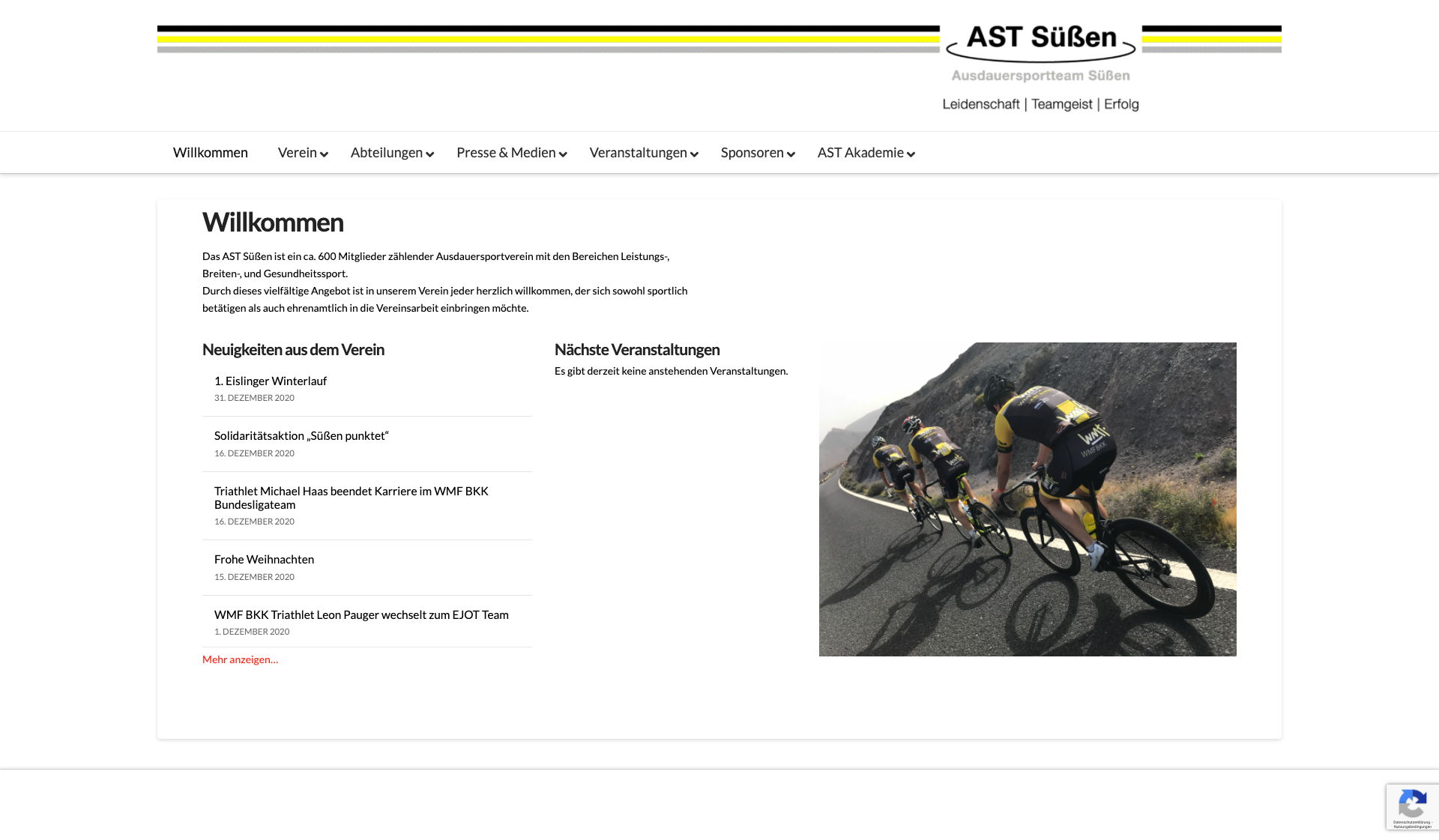 Eckdaten des Vereins AST Süßen