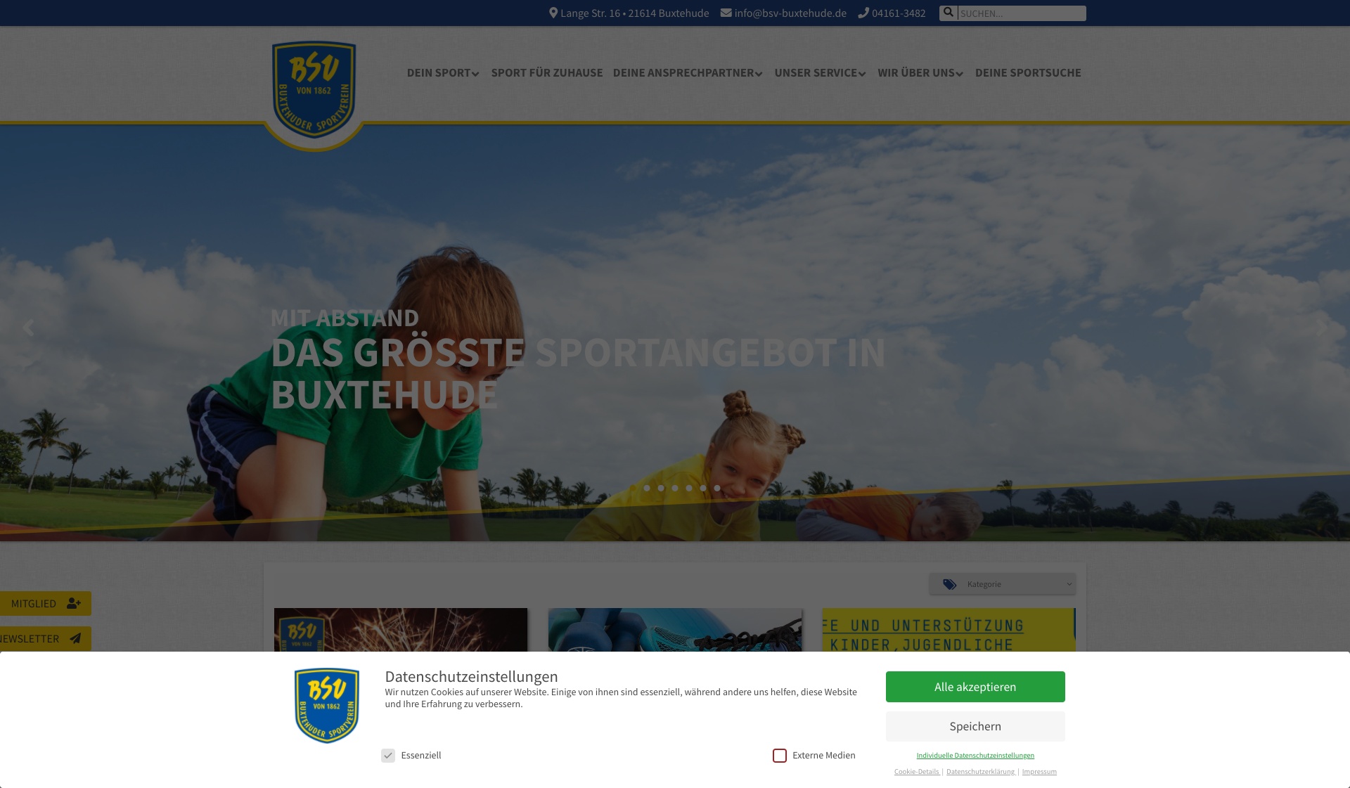 Eckdaten des Vereins Buxtehuder Sportverein