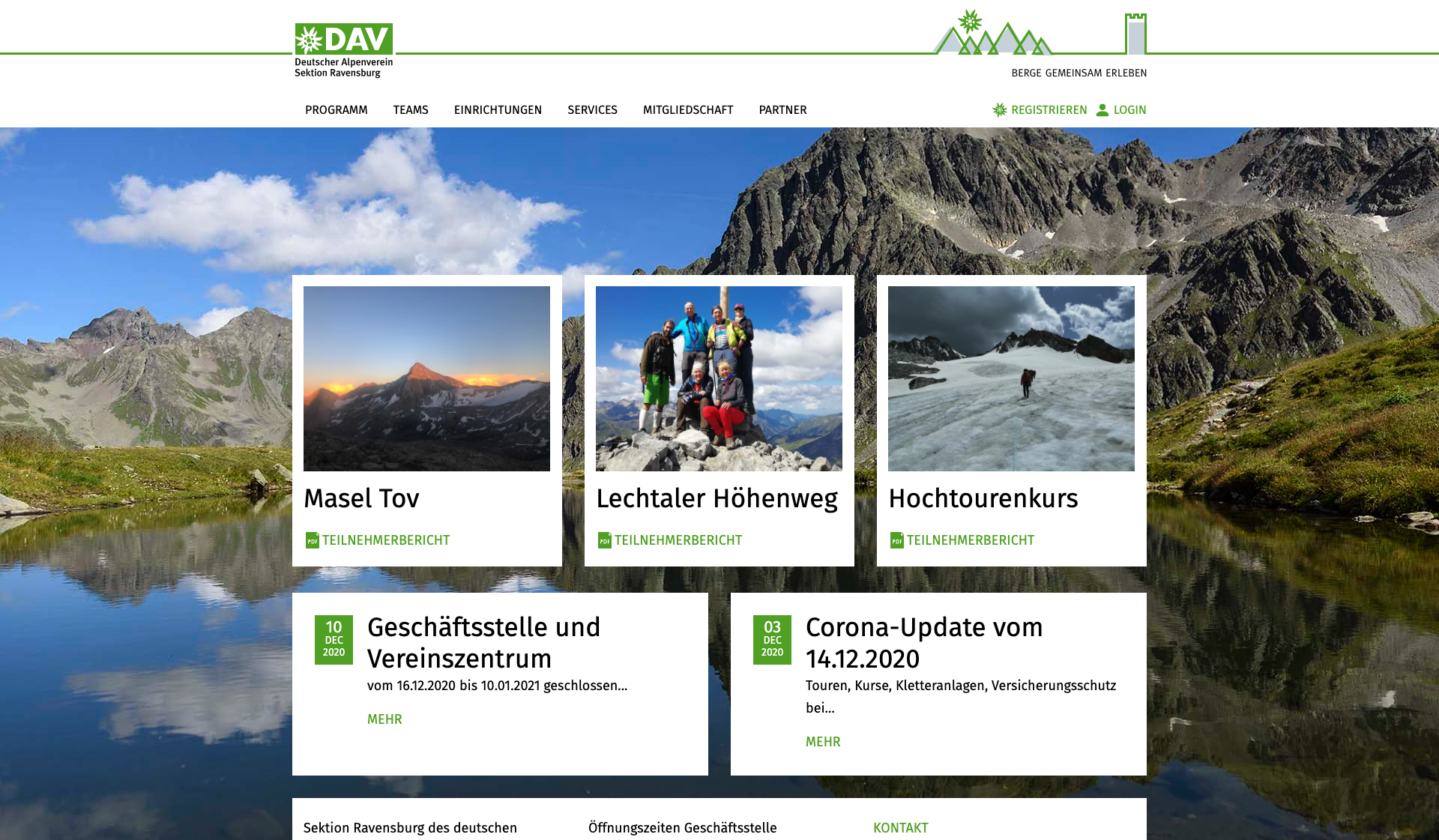 Eckdaten des Vereins DAV RavensburgAbt. Triathlon
