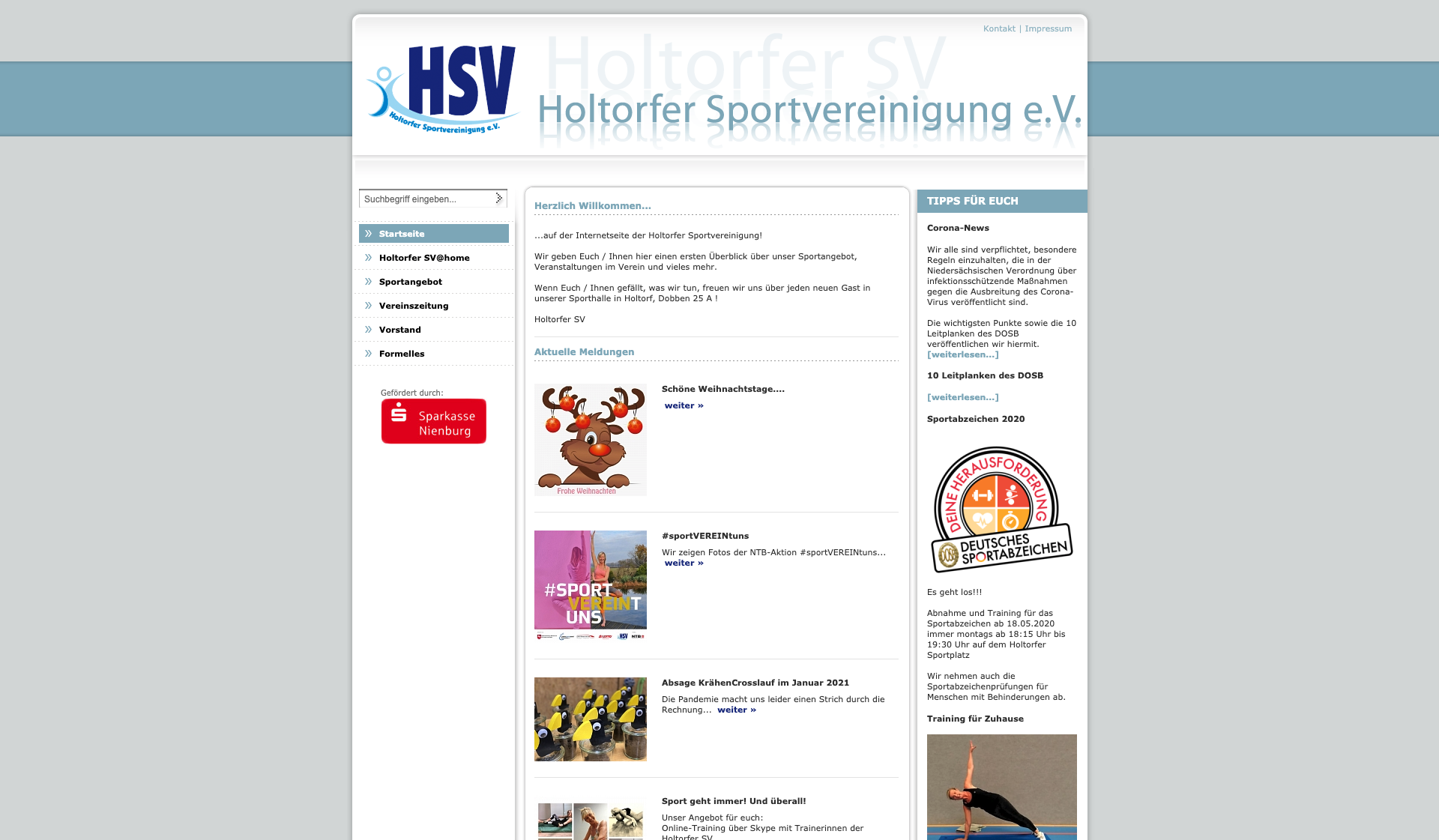 Eckdaten des Vereins Holtorfer SV e.V.
