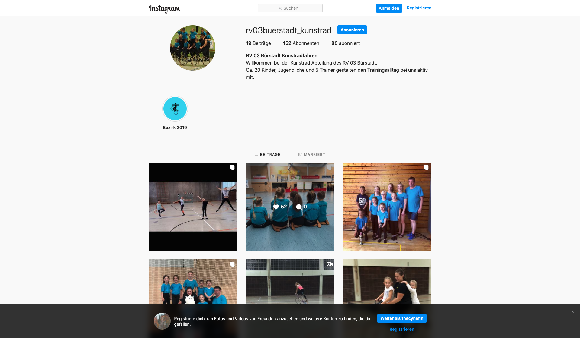 Eckdaten des Vereins RV 03 Bürstadt