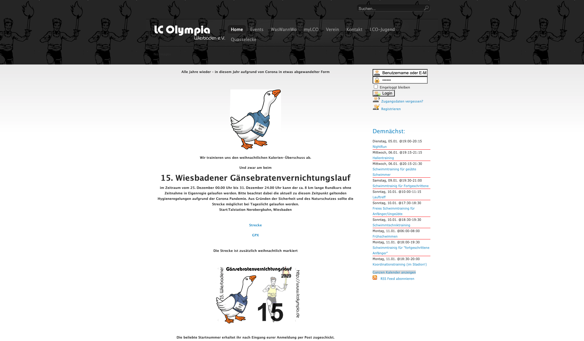 Eckdaten des Vereins LC Olympia Wiesbaden