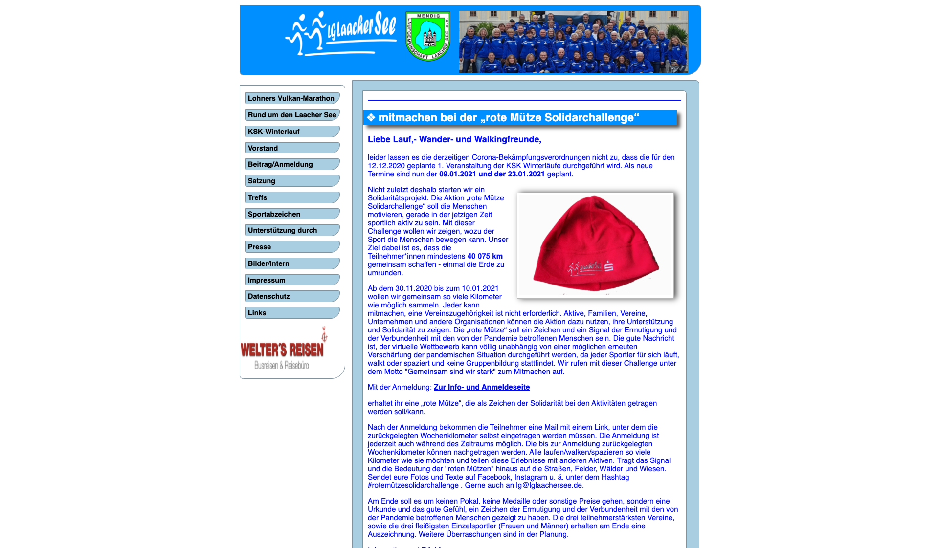 Eckdaten des Vereins LG Laacher See e.V.