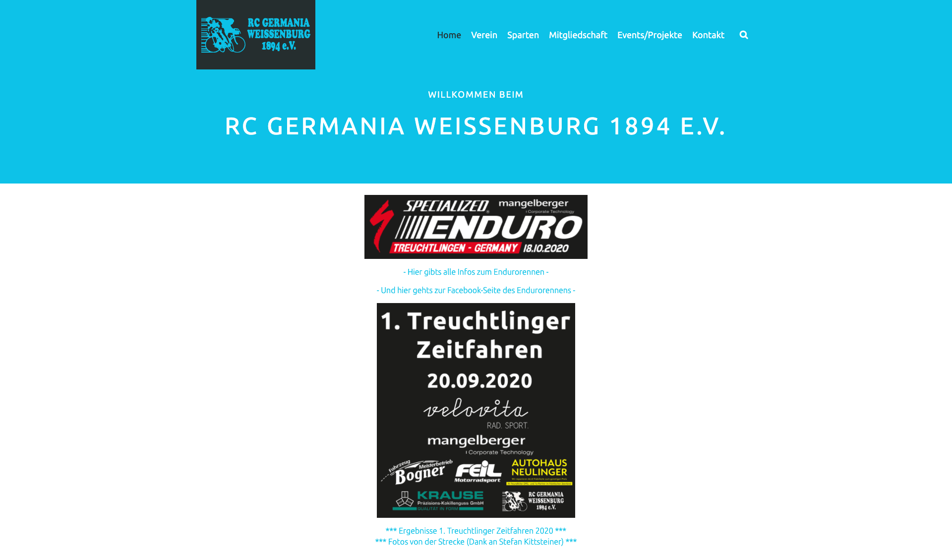 Eckdaten des Vereins RC Germania Weißenburg