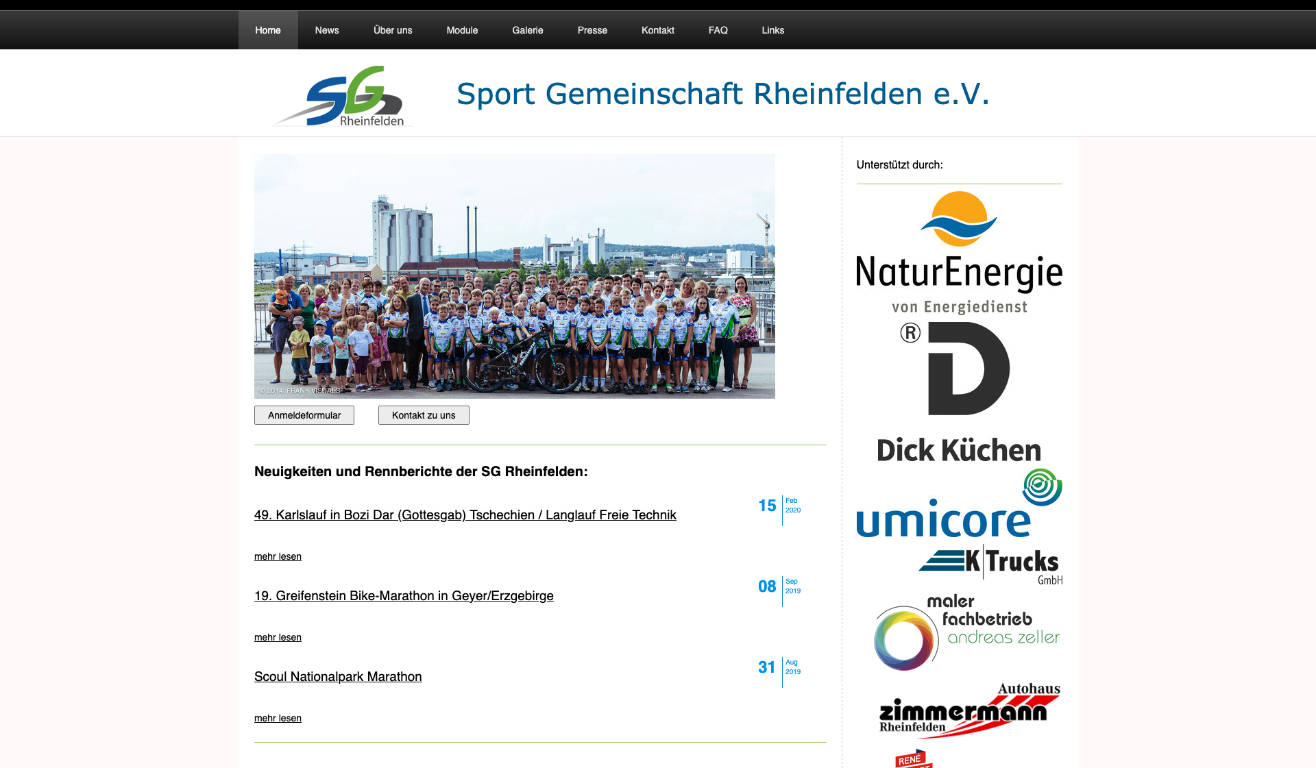 Eckdaten des Vereins Sport Gemeinschaft Rheinfelden e.V.
