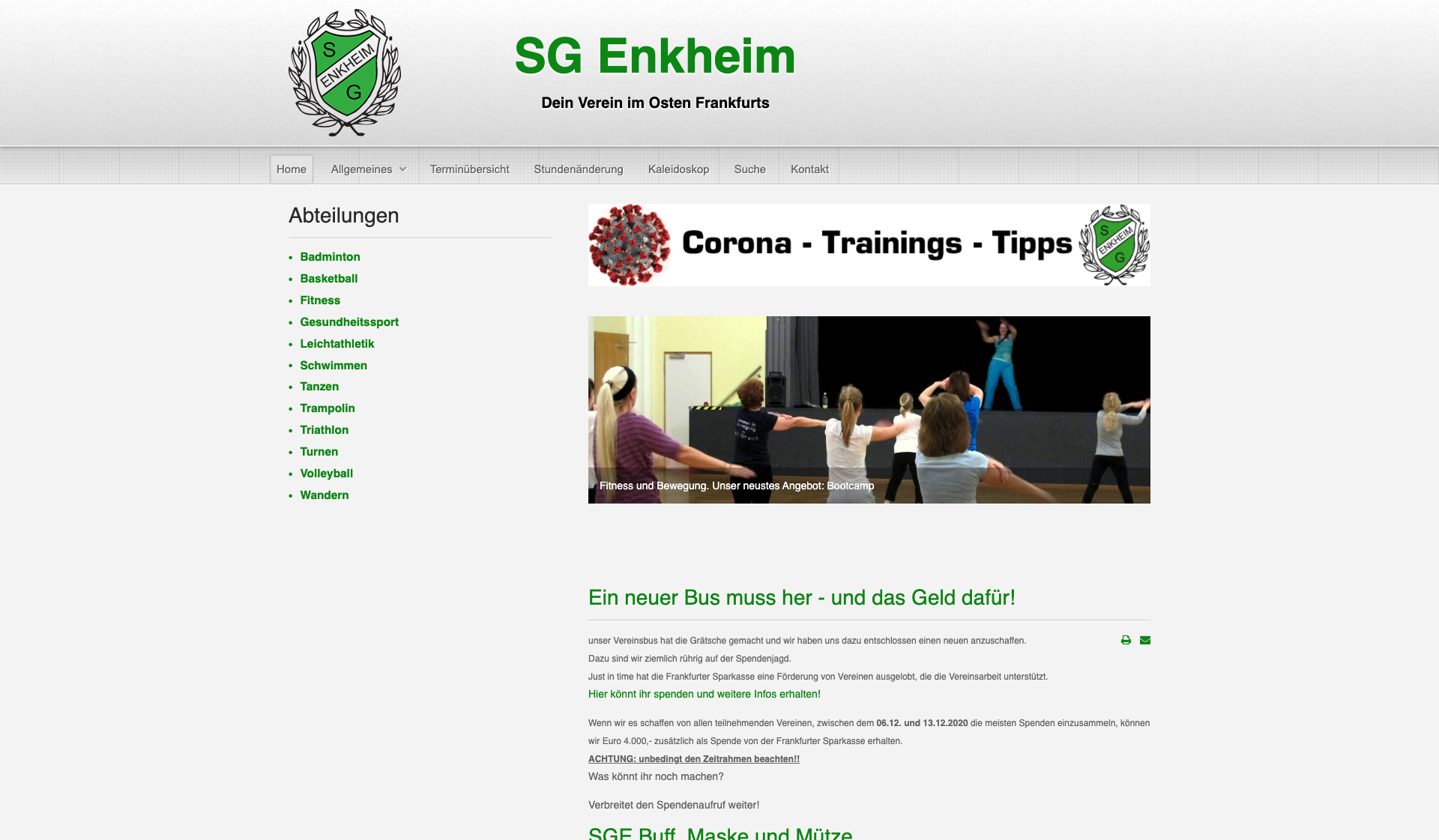Eckdaten des Vereins Sportgem. Enkheim