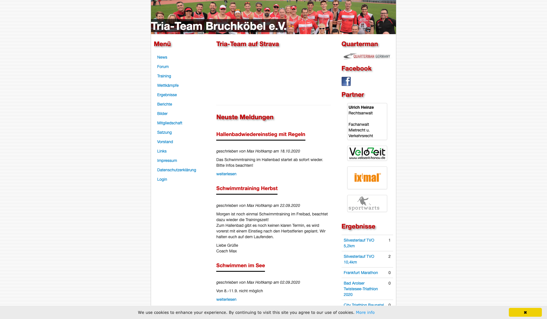 Eckdaten des Vereins TRIA-TEAM Bruchköbel e.V.