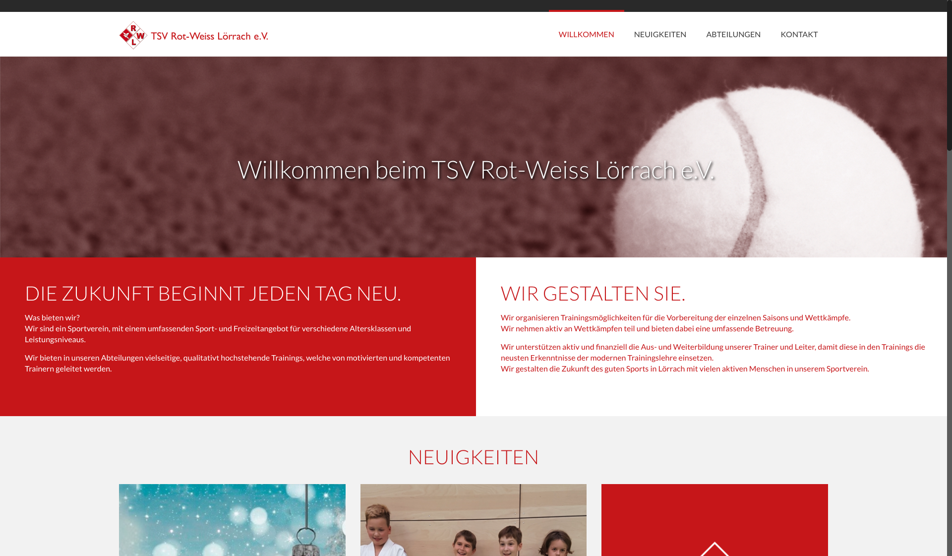 Eckdaten des Vereins TSV Rot-Weiss Lörrach