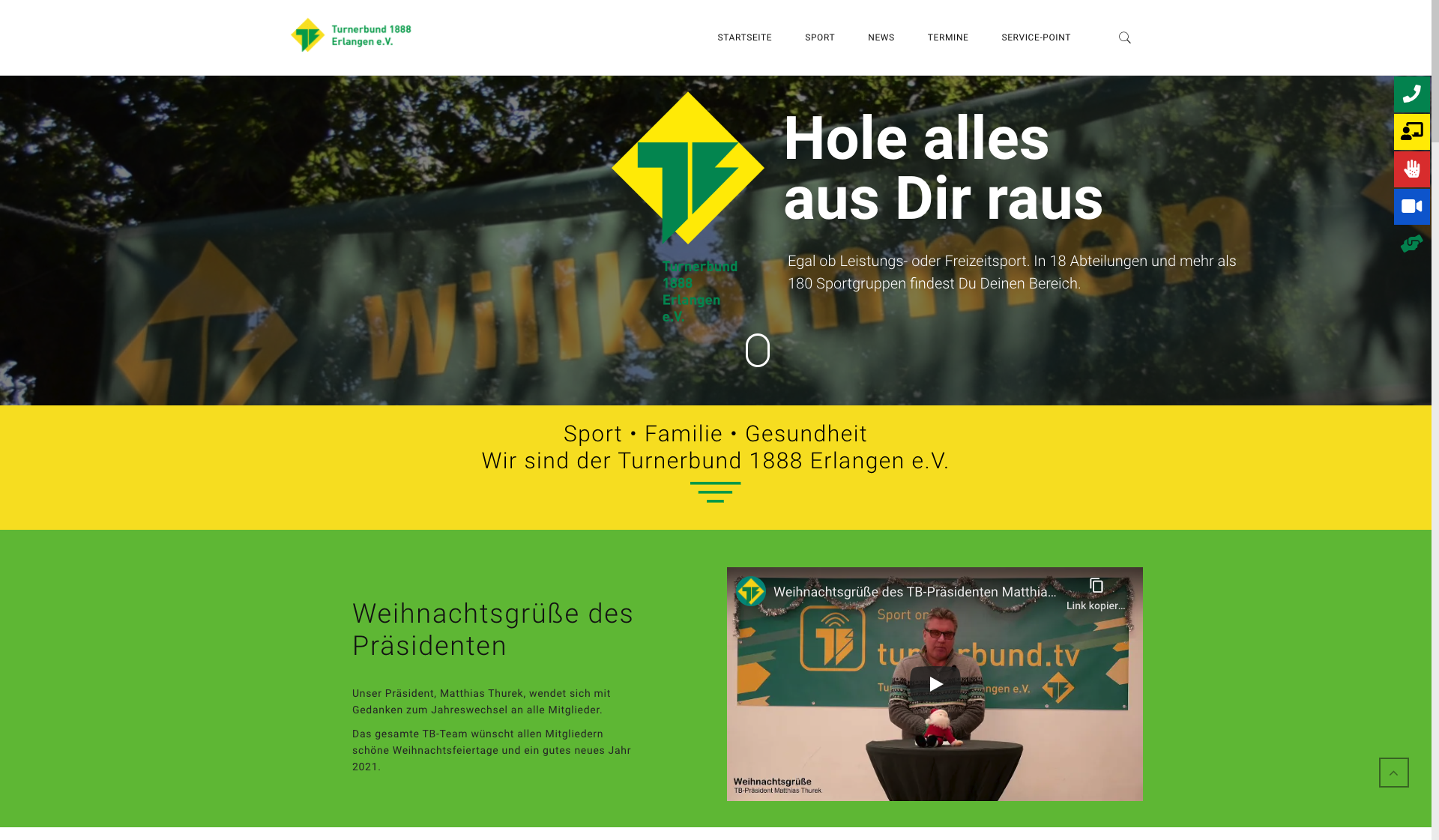 Eckdaten des Vereins TB Erlangen